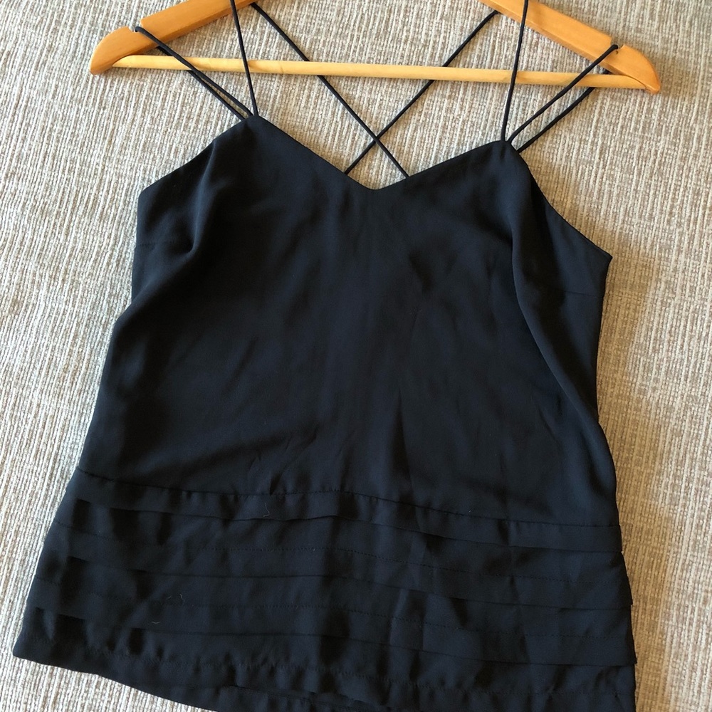 Crisscross strappy tank